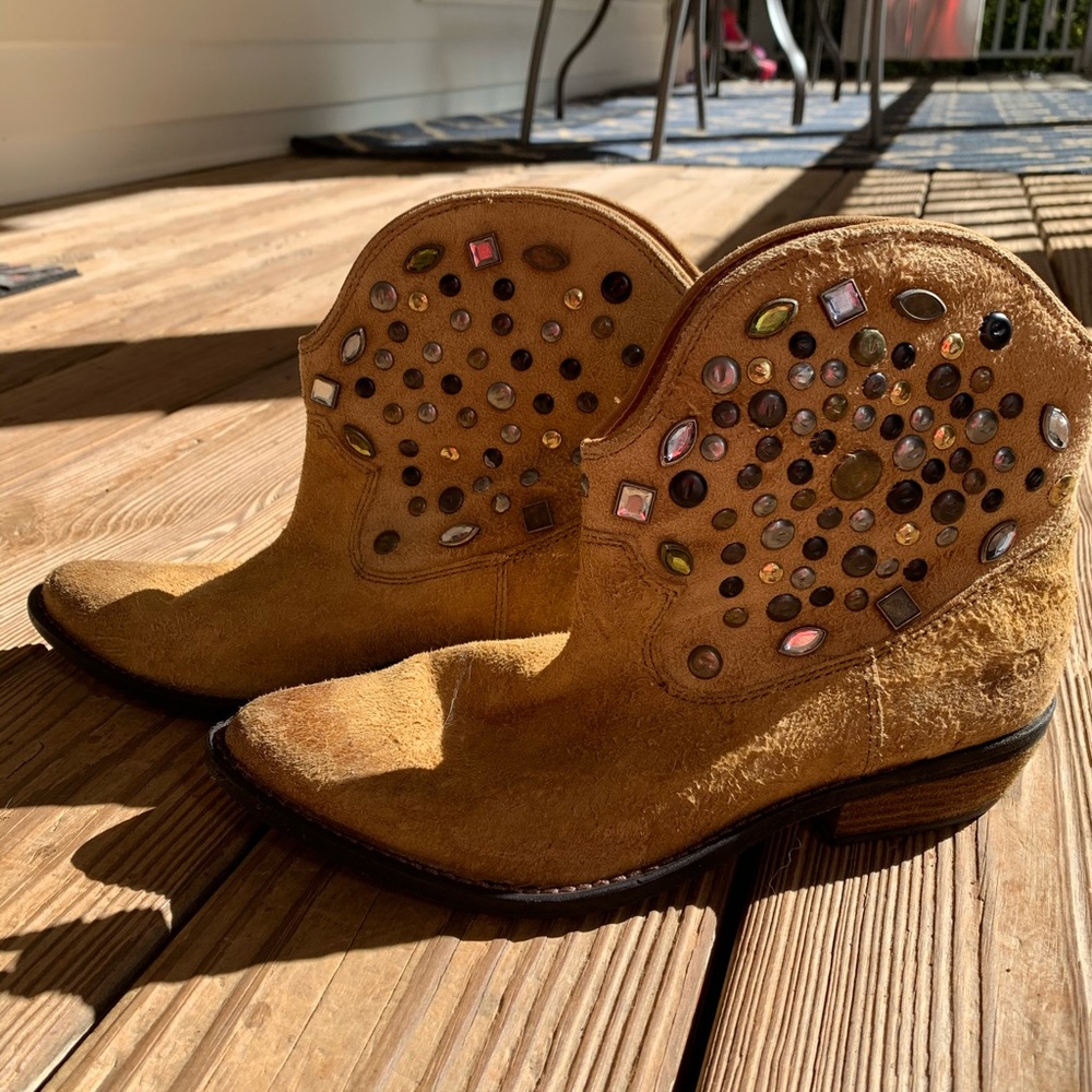 Lucky brand fall booties